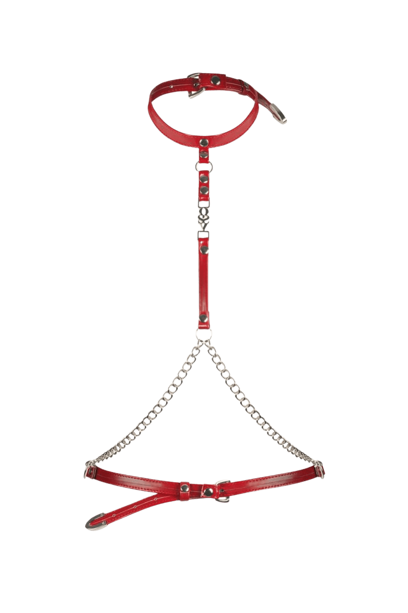 Harness-Top mit Kette rot