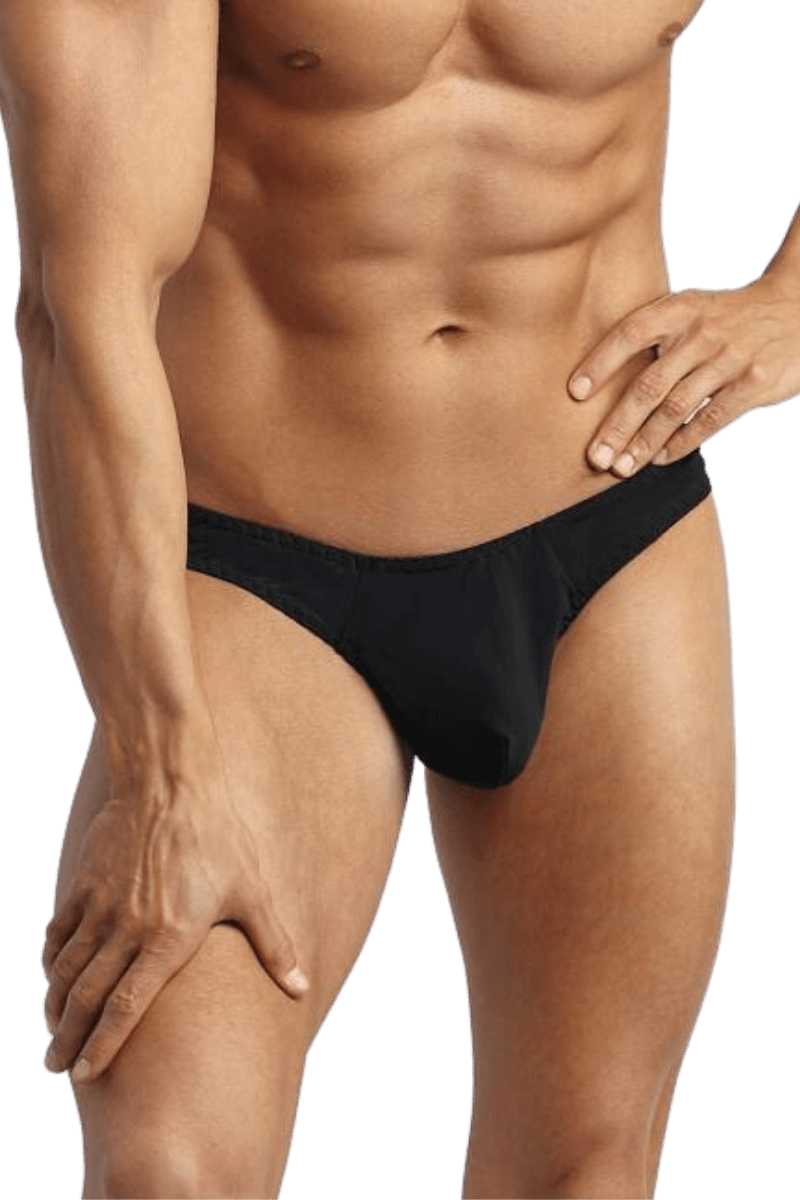 Herren String schwarz