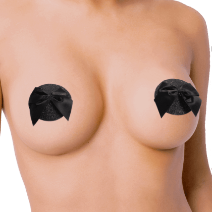 Bijou Indiscrets – Nipple Pasties Glitter & Satinschleife Bijou Indiscrets – Nipple Pasties Glitter & Satinschleife