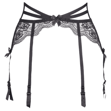 Plus Size Strapsgürtel mit Spitze und Riemchen Plus Size Strapsgürtel mit Spitze und Riemchen