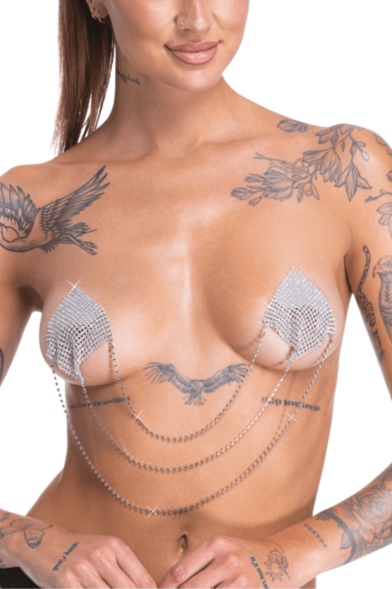 Pasties silberfarben