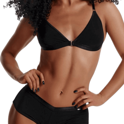 2tlg. Dessous Set black 2tlg. Dessous Set black