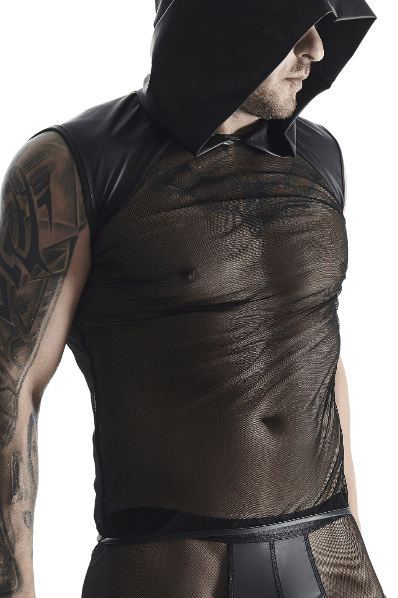 Kapuzenshirt Wetlook Netz
