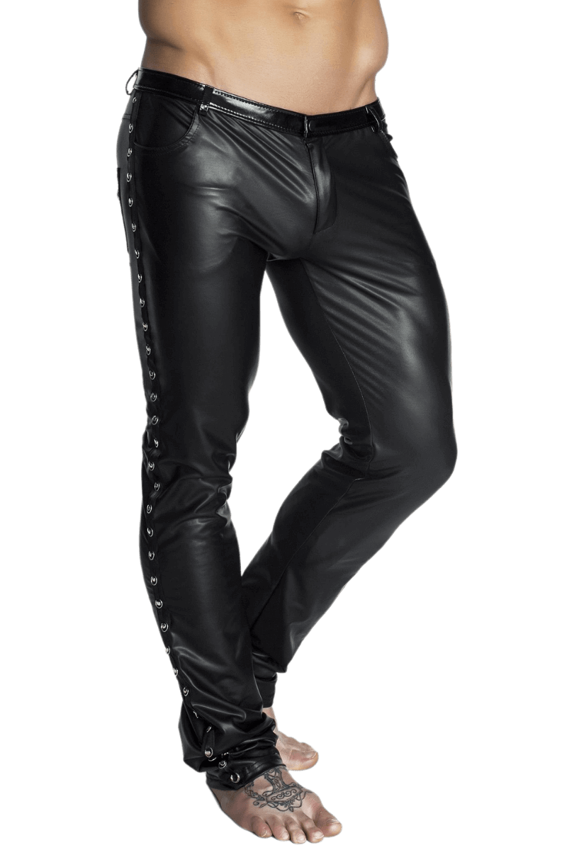 Wetlook Hose mit Nieten