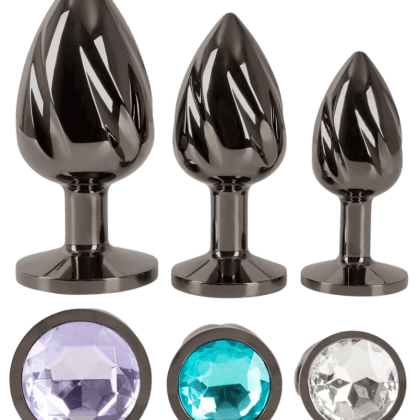 spiralförmiges Analplug Trio Metall spiralförmiges Analplug Trio Metall