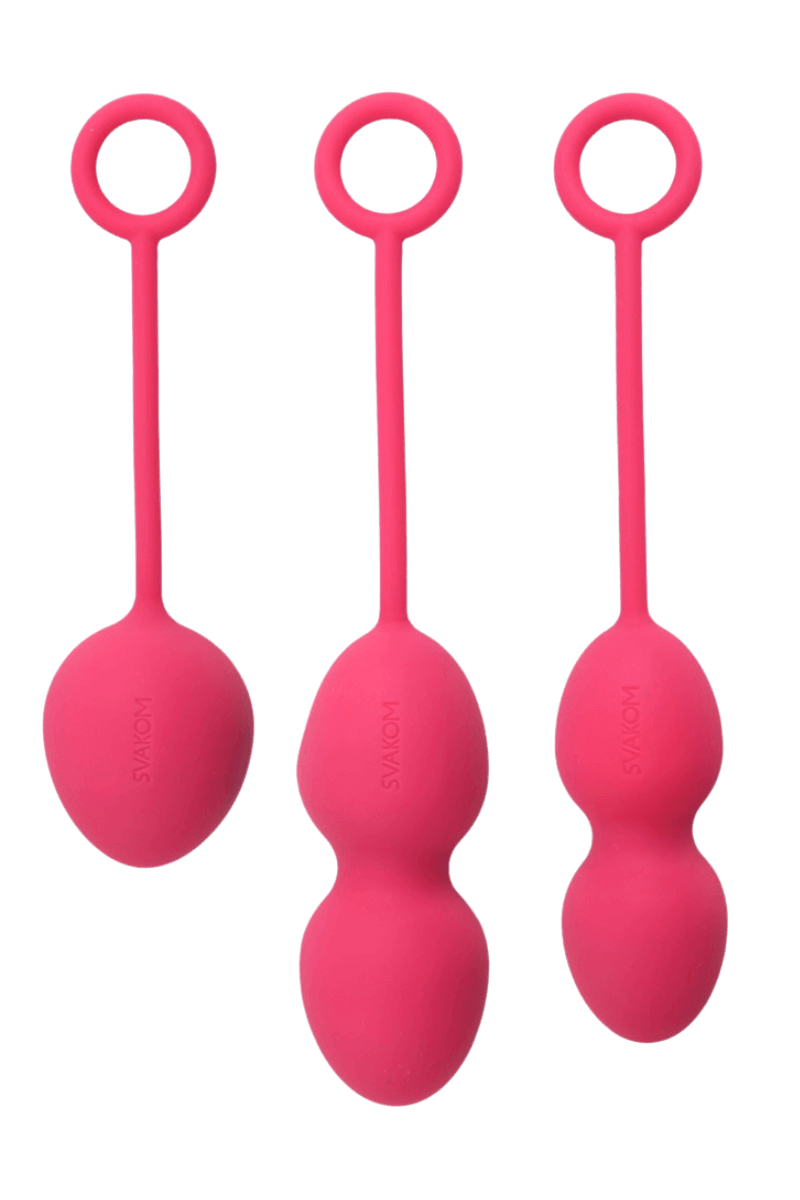 3er Set Liebeskugeln pink – 49g 75g 95g