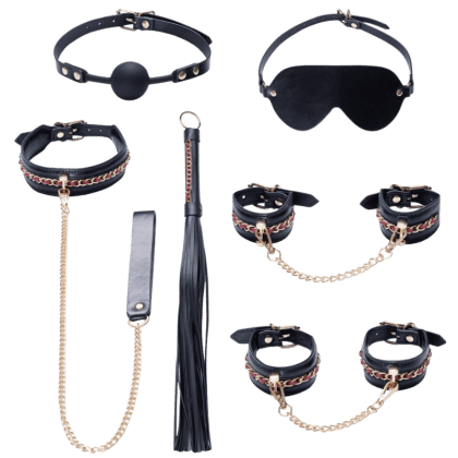 6tlg. Fessel-Set Kinky 6tlg. Fessel-Set Kinky