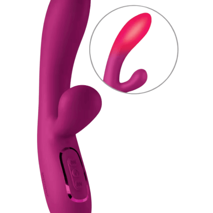 Rabbitvibrator mit Wärmefunktion – Ø 3,6 cm | 22 cm Rabbitvibrator mit Wärmefunktion – Ø 3,6 cm | 22 cm