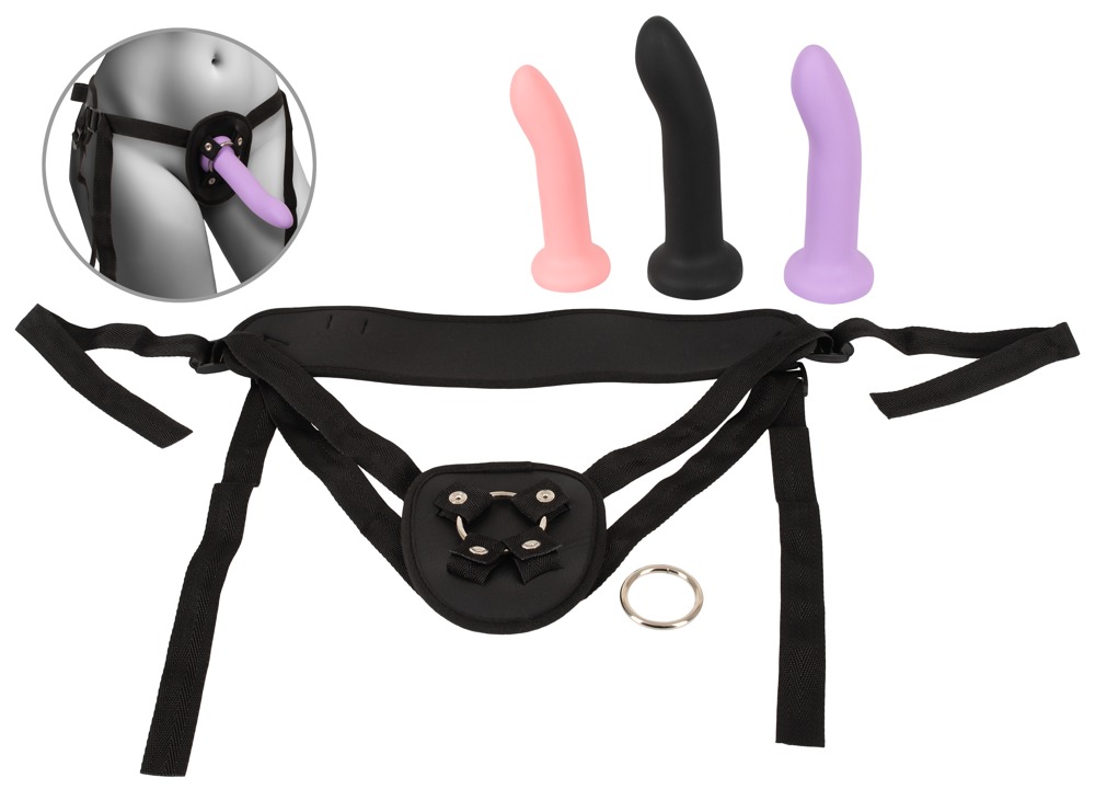 4-teiliges Strap-on-Set