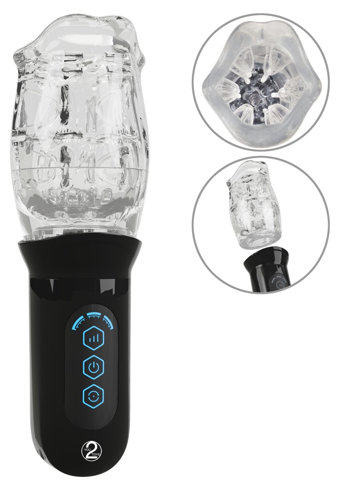 Masturbator mit rotierendem Super Soft Sleeve-Cup