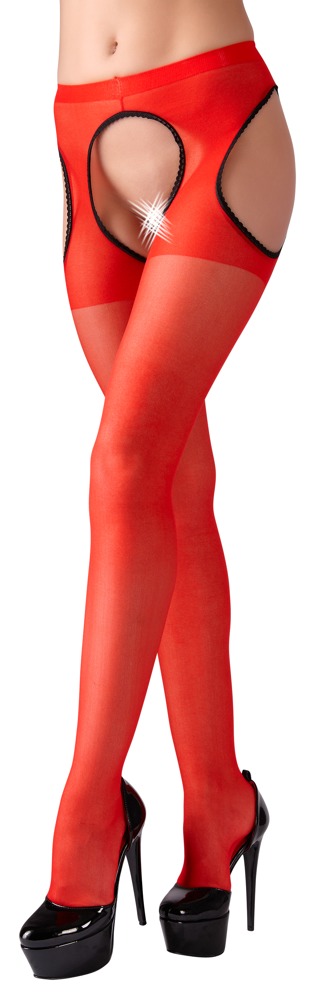 Straps-Strumpfhose in Strapsgurt-Optik
