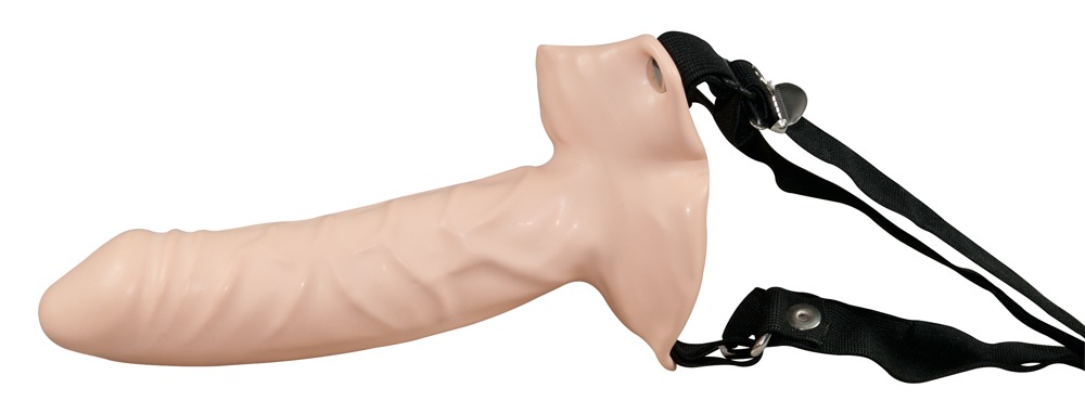 Penishülle „Bull Power“ aus Latex mit verstellbarem Umschnallgurt