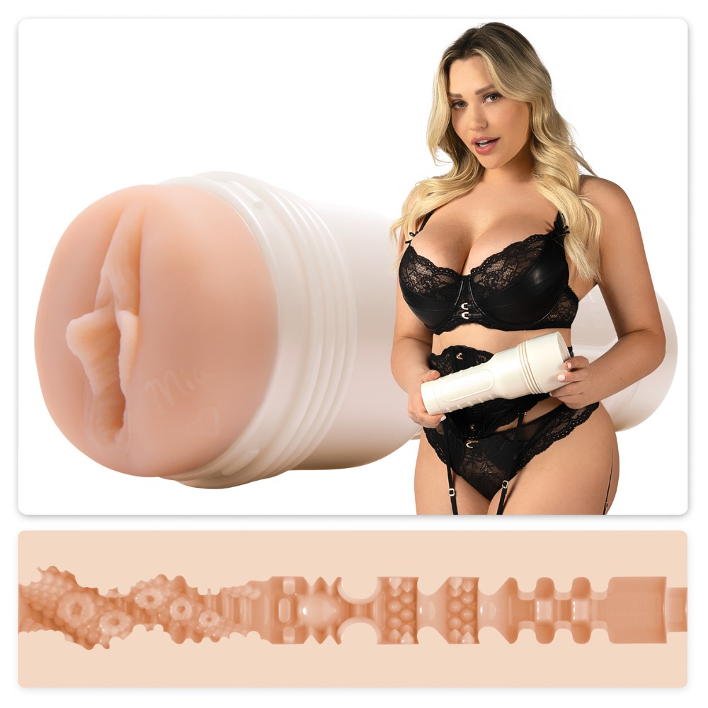 Masturbator „Mia Malkova“, 25 cm, TPE