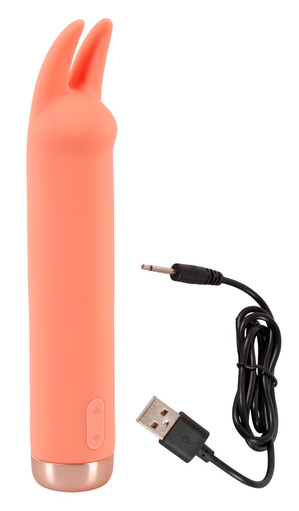 Minivibrator „Bunny“, 10 Vibrationsmodi (+/- steuerbar), wiederaufladbar