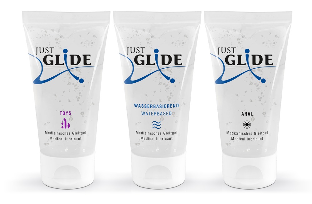 3-teiliges Gleitgel-Set „Just Glide“