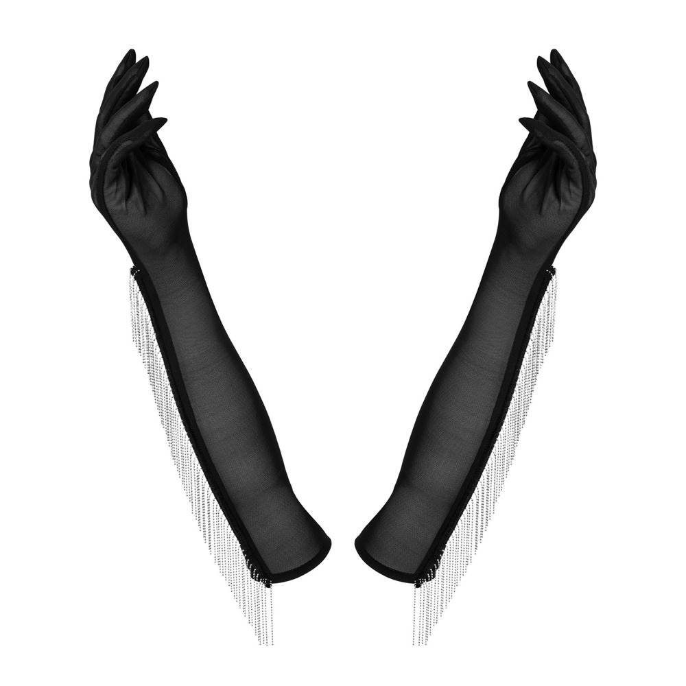 Handschuhe „Milladis“ mit Kettchen-Fransen