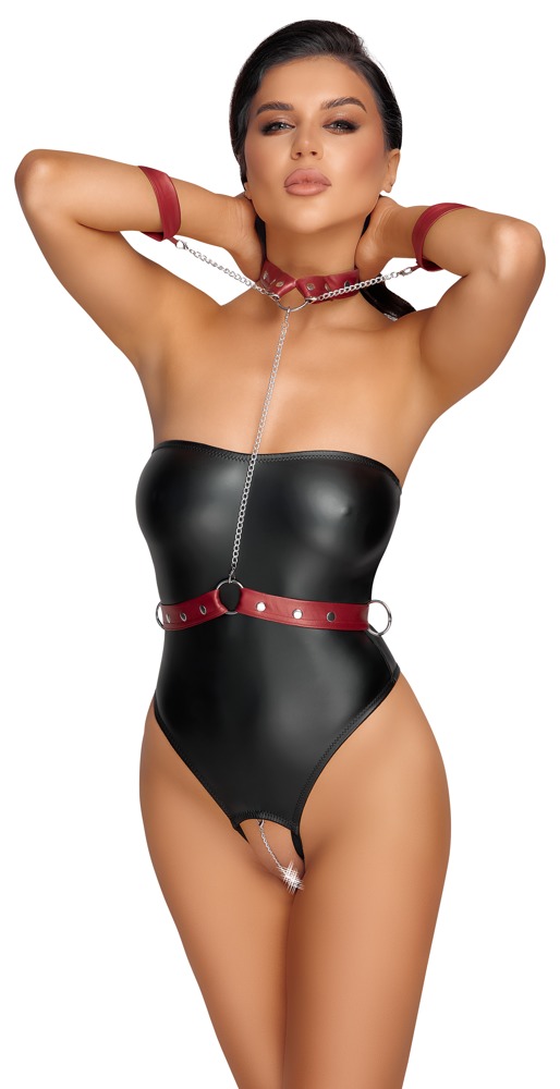 Stringbody ouvert im edlen Mattlook