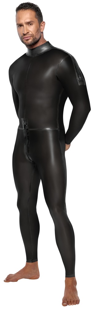 Latex-Overall in rauchgrauer Transparenz