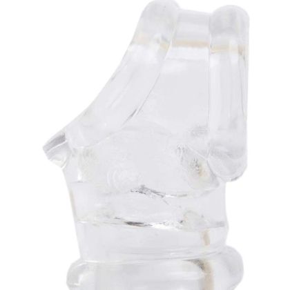 Oxballs Powersling: Penisring und Hodenstretcher, transparent Oxballs Powersling: Penisring und Hodenstretcher, transparent