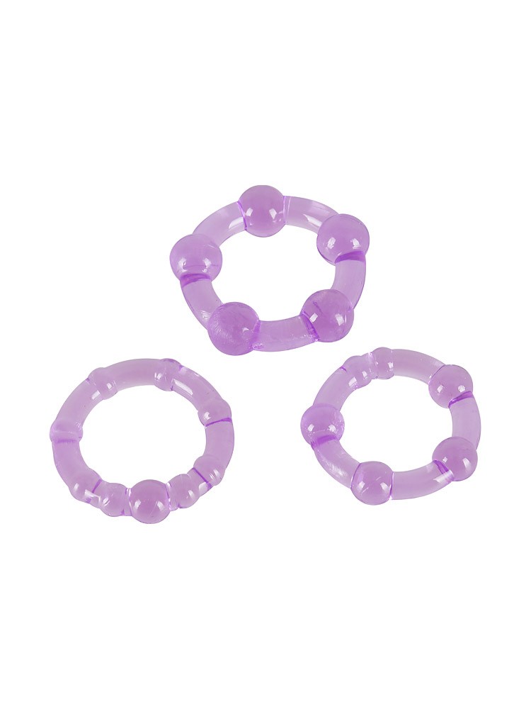 Get Hard: Penisringe-Set, lila