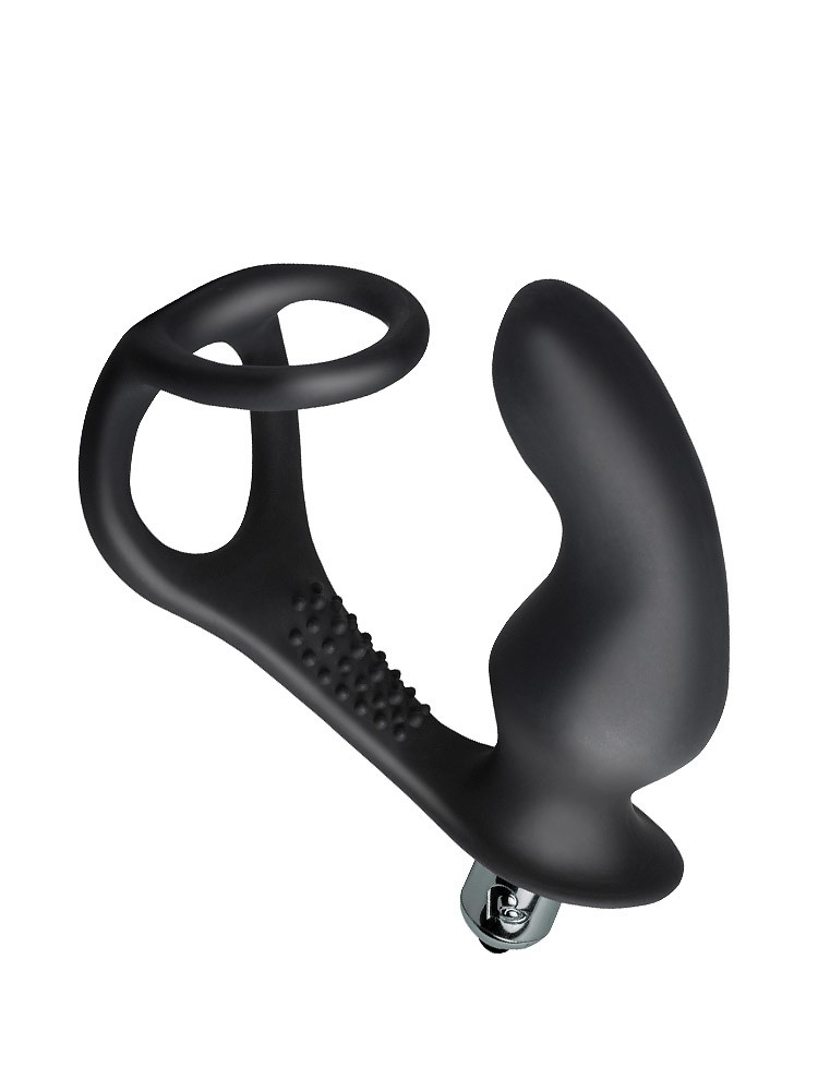 Rocks-Off RO-zen Pro: Vibroplug mit Penisring, schwarz