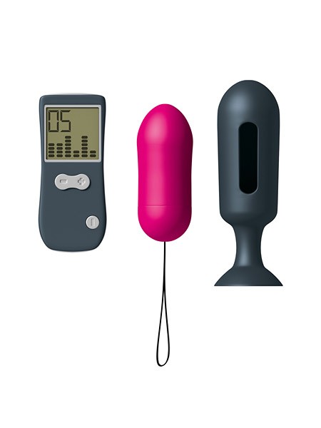 Dorcel Genius Secret Vibe: Vibro-Ei mit Analplug, pink/grau