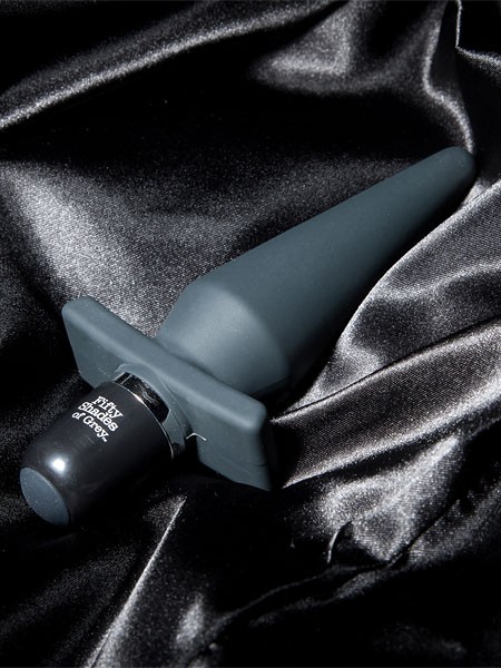 Fifty Shades Of Grey: Delicious Fullness Vibro-Analplug, grau