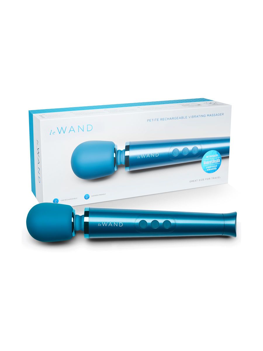 Le Wand Petite: Wandvibrator, blau