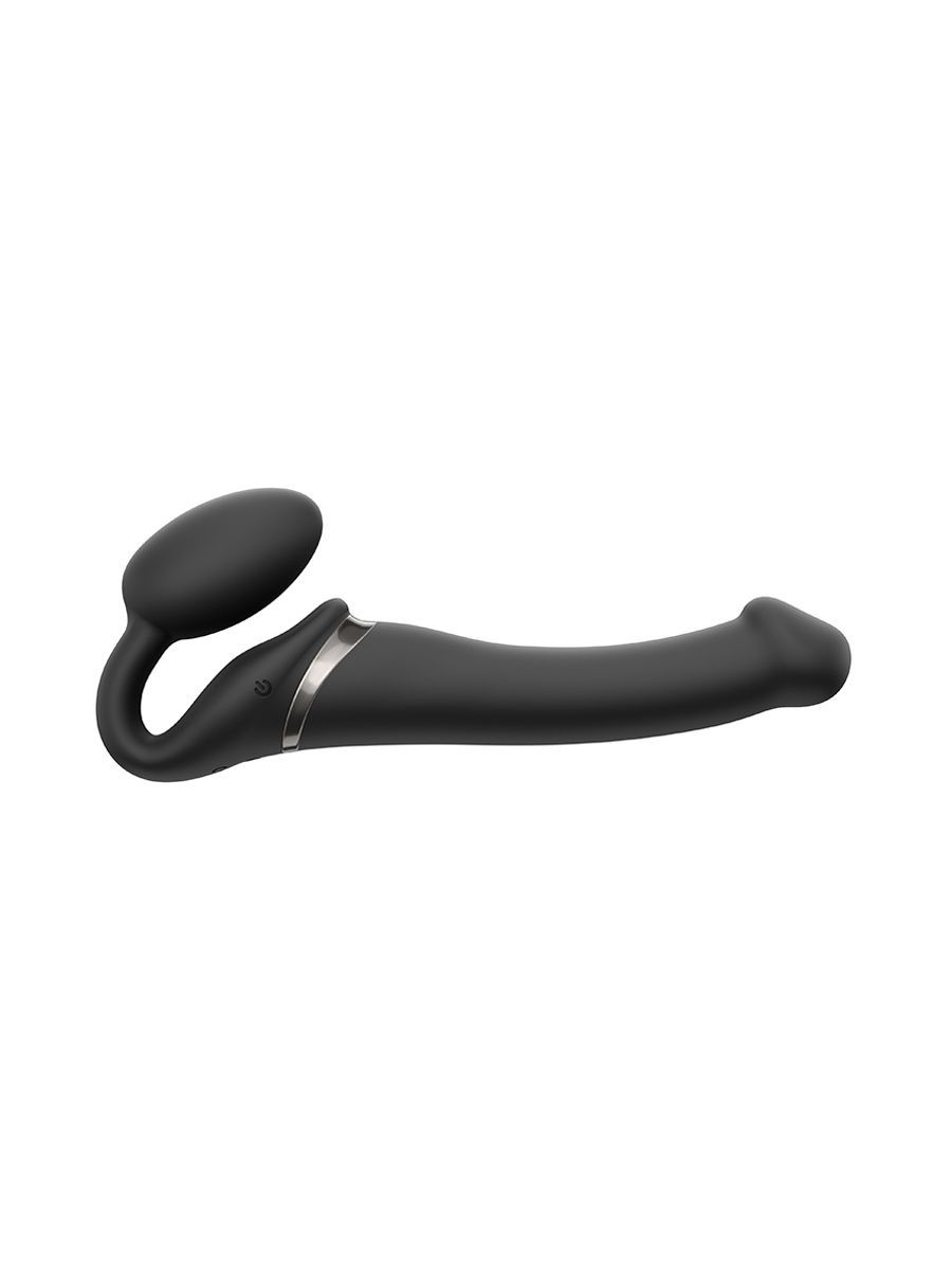 Strap-On-Me 3 Motors BLACK M: Strap-On-Vibrator, schwarz