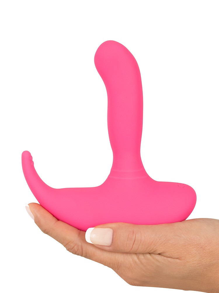 Rechargeable G-Spot Knocking Head: G-Punkt-/P-Punkt-Vibrator, pink