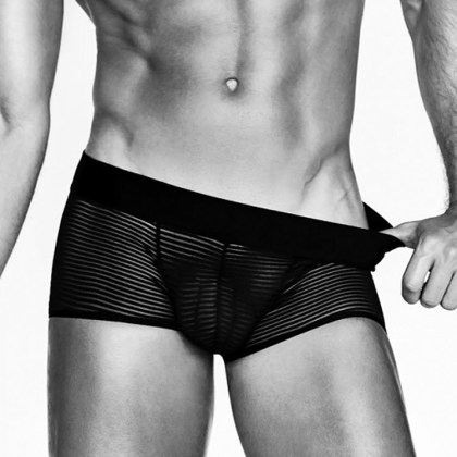 Bracli Perlseo Tokyo: Perlen-Jockpant, schwarz (M) Bracli Perlseo Tokyo: Perlen-Jockpant, schwarz (M)