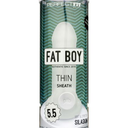 Perfect Fit Fat Boy Thin Sheath 5.5: Penishülle, transparent Perfect Fit Fat Boy Thin Sheath 5.5: Penishülle, transparent