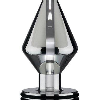 ElectraStim Maxi: Elektro-Analplug, silber/schwarz ElectraStim Maxi: Elektro-Analplug, silber/schwarz