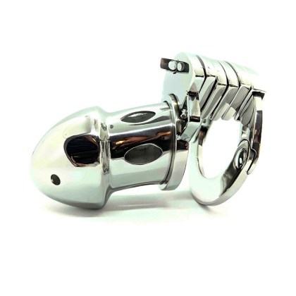 Black Label Stainless Steel The Prison Bird: Edelstahl-Keuschheitskäfig Black Label Stainless Steel The Prison Bird: Edelstahl-Keuschheitskäfig