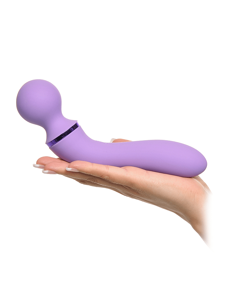 Duo Wand Massage-Her: Vibrator, lila