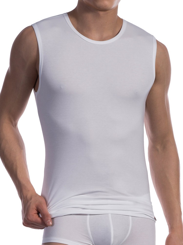 Olaf Benz RED1601: Collegeshirt, weiß (S)