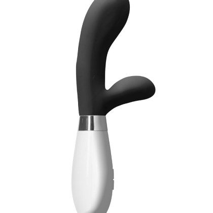 Luna Achilles: Bunny-Vibrator, schwarz Luna Achilles: Bunny-Vibrator, schwarz
