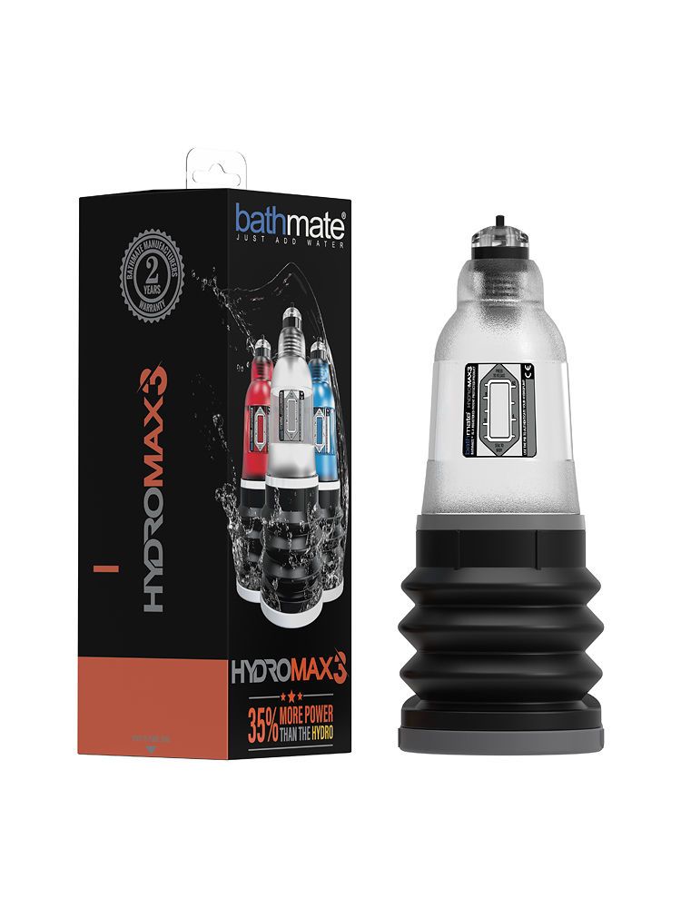 Bathmate Hydromax 3: Penispumpe, transparent