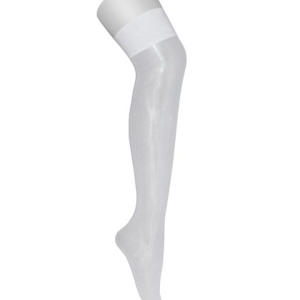 Passion ST001: Strapsstrümpfe, weiß (S/M) Passion ST001: Strapsstrümpfe, weiß (S/M)