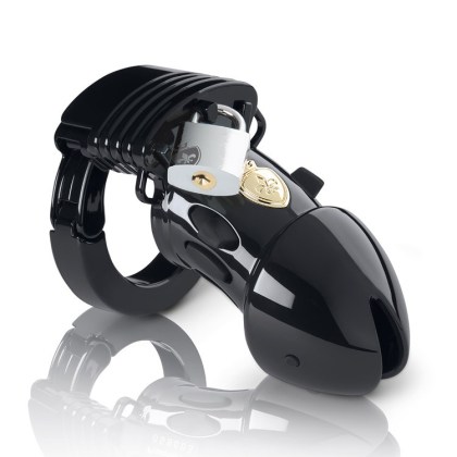 Mystim Pubic Enemy No 1 Black Edition: Elektro-Keuschheitskäfig Mystim Pubic Enemy No 1 Black Edition: Elektro-Keuschheitskäfig