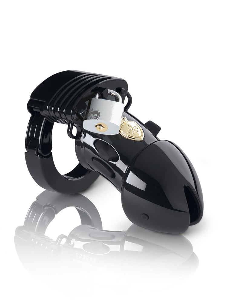 Mystim Pubic Enemy No 1 Black Edition: Elektro-Keuschheitskäfig