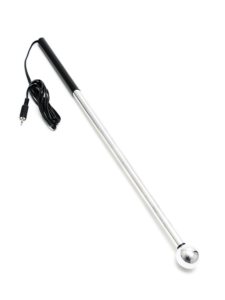 Elektro Sex Long Intruder: Aluminium-Stab mit Kugelspitze