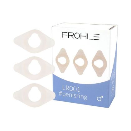 Fröhle: LR001 Penisring 3er-Set, transparent (16mm) Fröhle: LR001 Penisring 3er-Set, transparent (16mm)