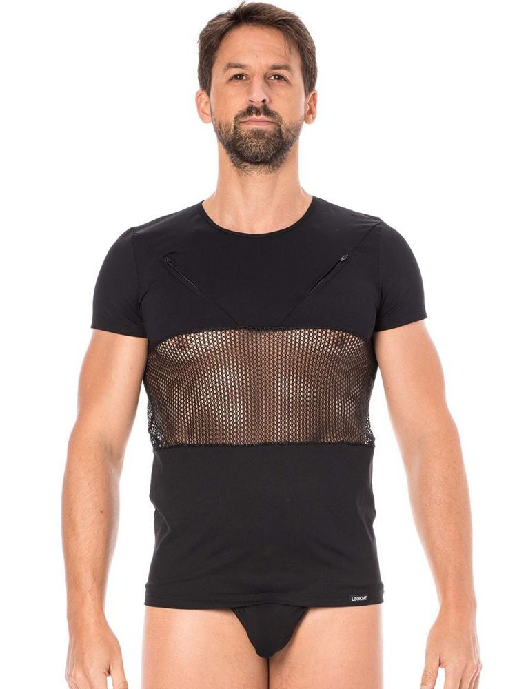 Look Me Urban: T-Shirt, schwarz (XL)