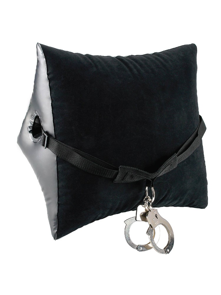 Fetish Fantasy Deluxe Position Master: Liebeskissen mit Handschellen, schwarz