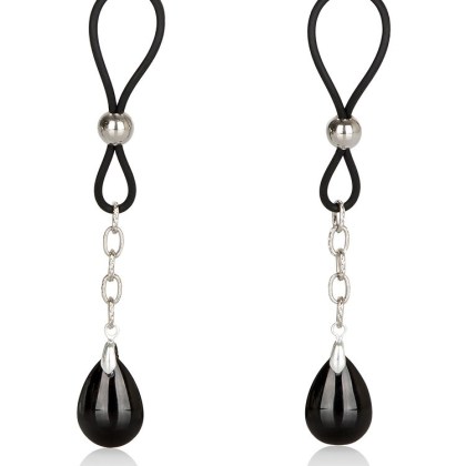 Nipple Jewelry Onyx: Nippelschlaufen, schwarz Nipple Jewelry Onyx: Nippelschlaufen, schwarz