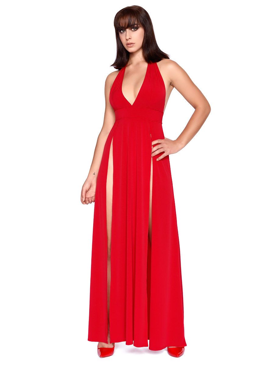 Patrice Catanzaro Isabella: Abendkleid, rot (3XL)