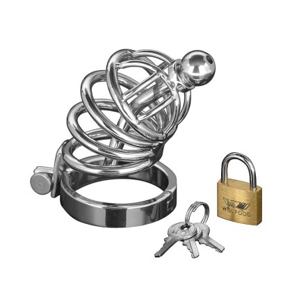 Master Series Asylum 4 Ring Chasity Cage: Edelstahl-Peniskäfig Master Series Asylum 4 Ring Chasity Cage: Edelstahl-Peniskäfig