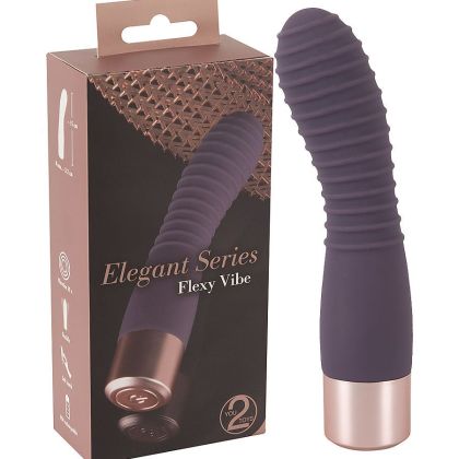 Elegant Series Flexy Vibe: Minivibrator, dunkel-lila Elegant Series Flexy Vibe: Minivibrator, dunkel-lila