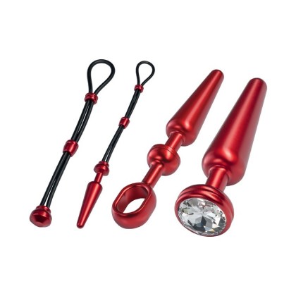 Malesation Alu Cock-Grip Set mittel, rot/weiß Malesation Alu Cock-Grip Set mittel, rot/weiß